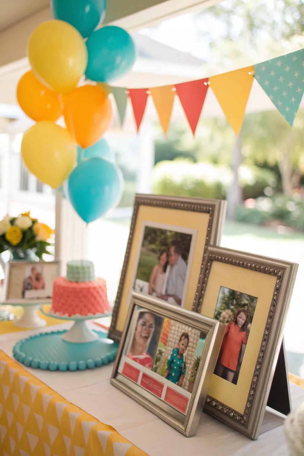 A walk down memory lane with a personalized photo collage that celebrates life's beautiful moments.