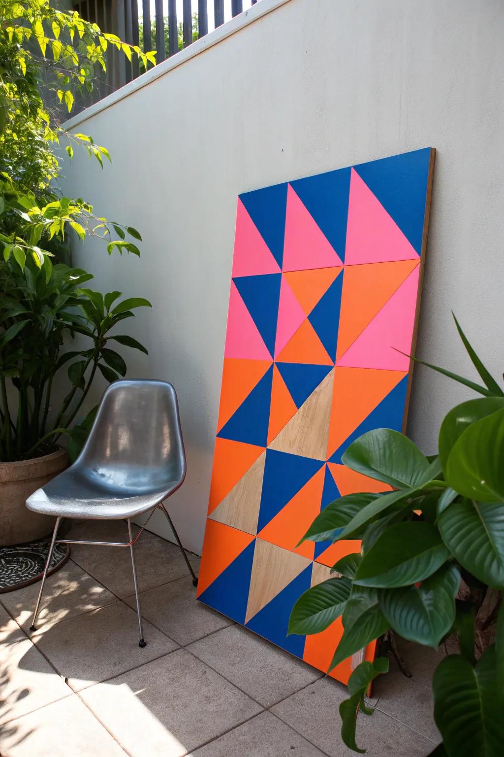 Modern meets abstract with geometric designs that bring a sleek edge to your decor.