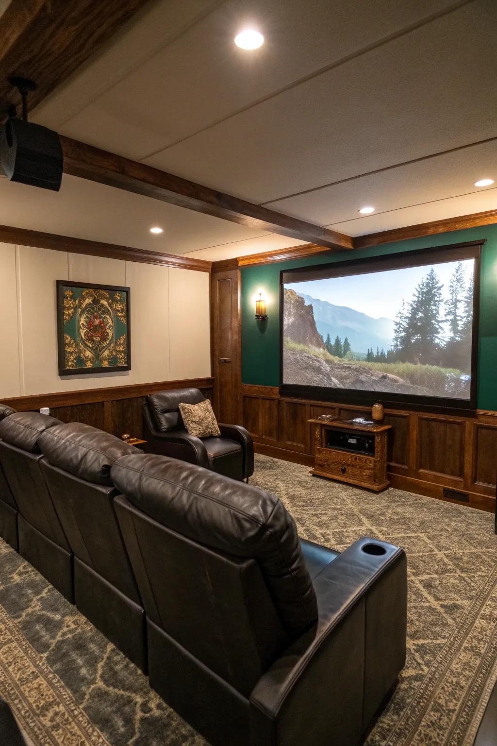 A blank wall can be your canvas for epic movie nights without breaking the bank.