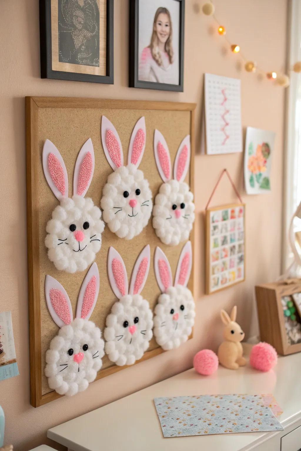 Bring your board to life with adorable 3D bunny faces that delight everyone who passes by!