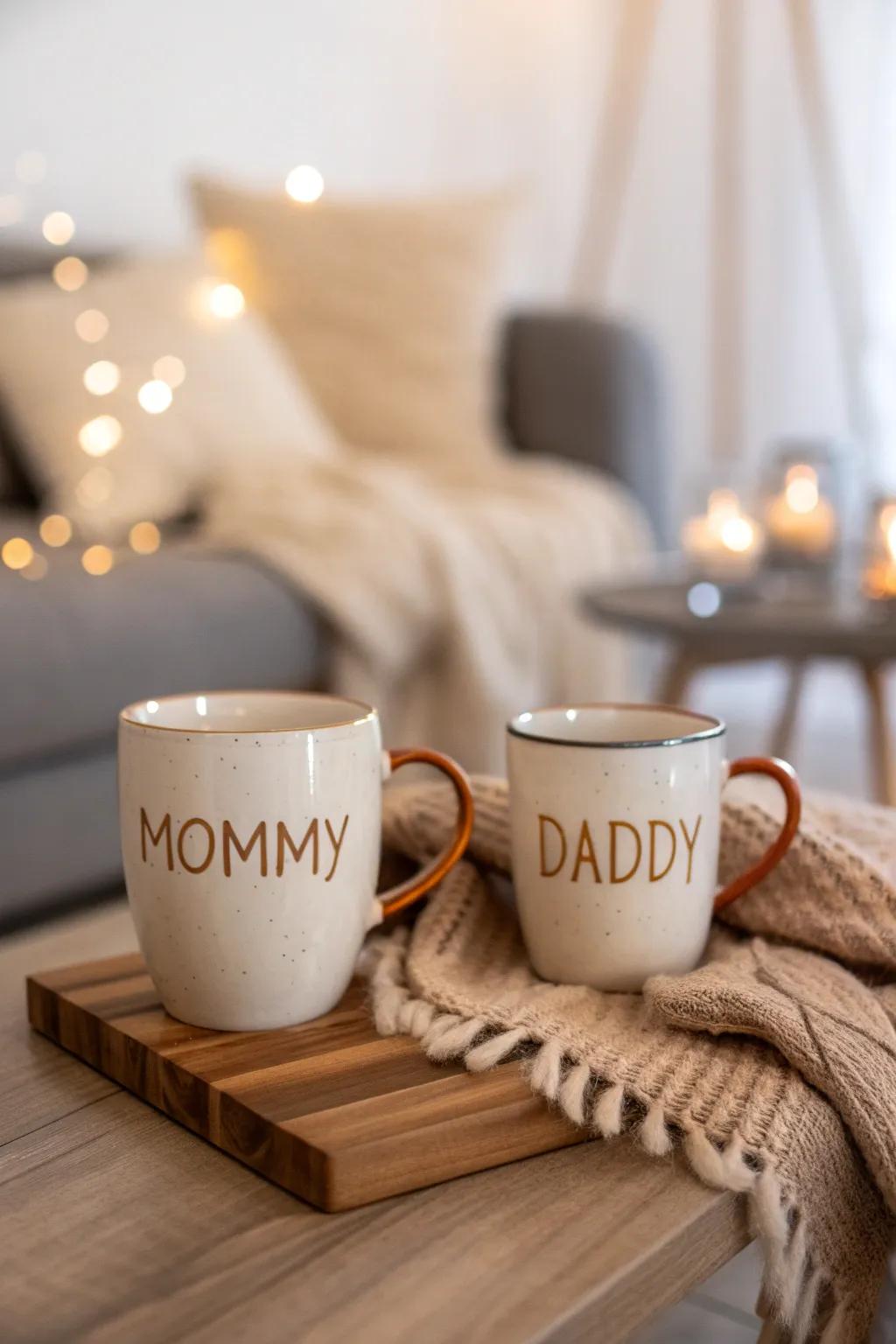 Start the day with a smile and a sip from these charming mugs.