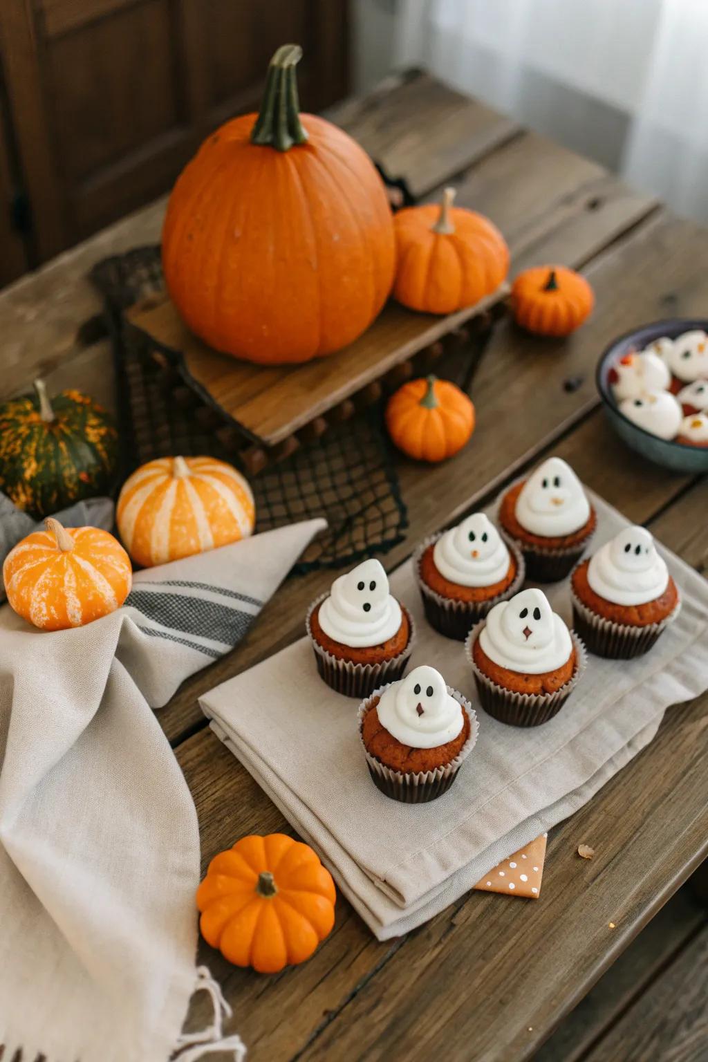 Sweet treats that perfectly blend Halloween charm with baby shower joy.