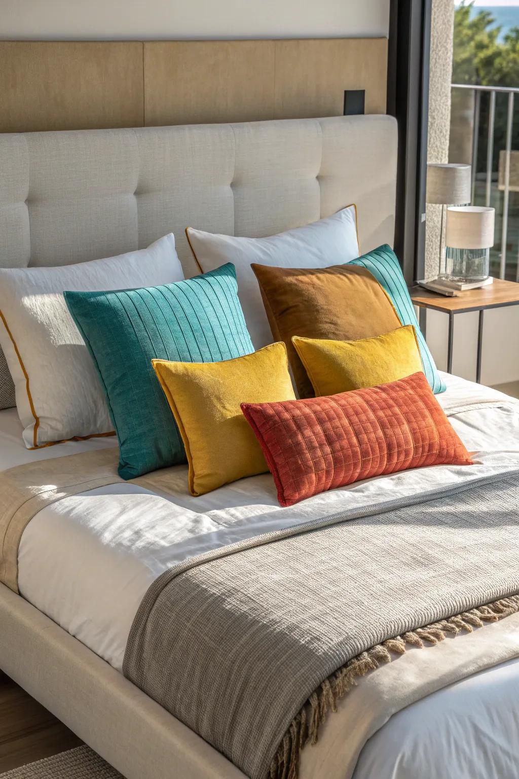 Create a serene and calming space with a neutral palette that soothes the senses. #NeutralDecor #MinimalistBedroom