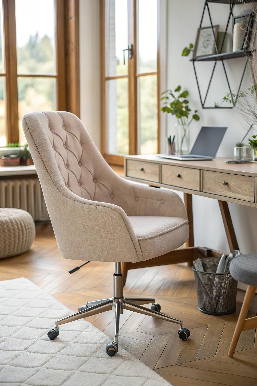 Comfort meets style with chic furniture choices in your office.