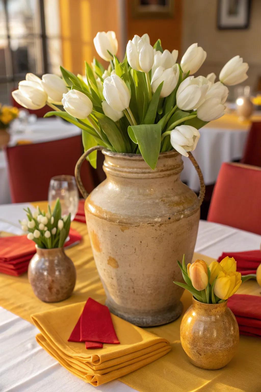 Timeless beauty in a crock: the perfect blend of vintage and elegance.