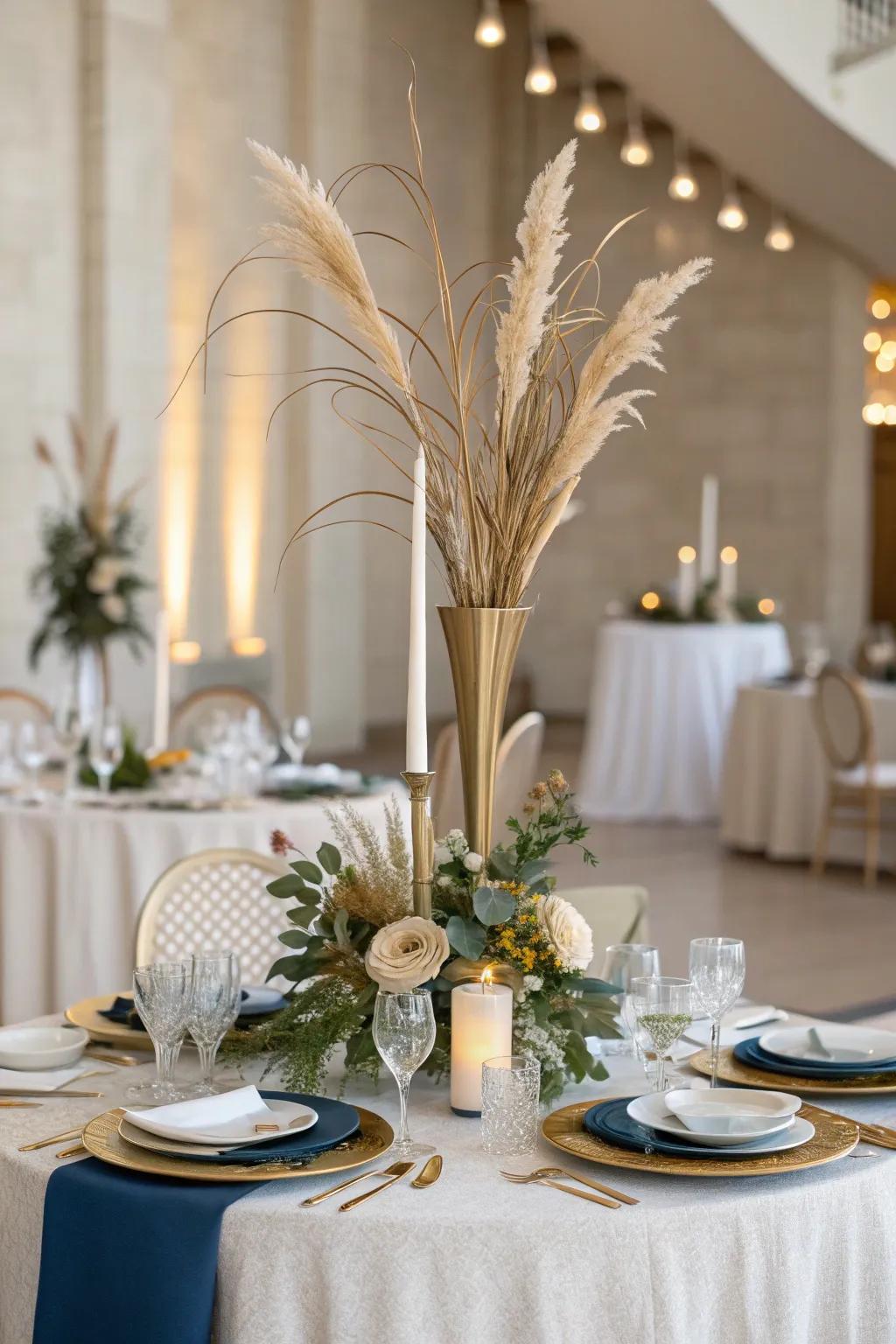 Dine in style with luxurious table settings and dramatic centerpieces. #TableDecor #ElegantDining #BallroomElegance