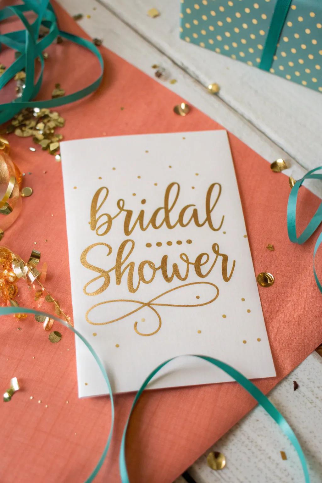 Metallic accents and elegant fonts create a timeless and sophisticated look.