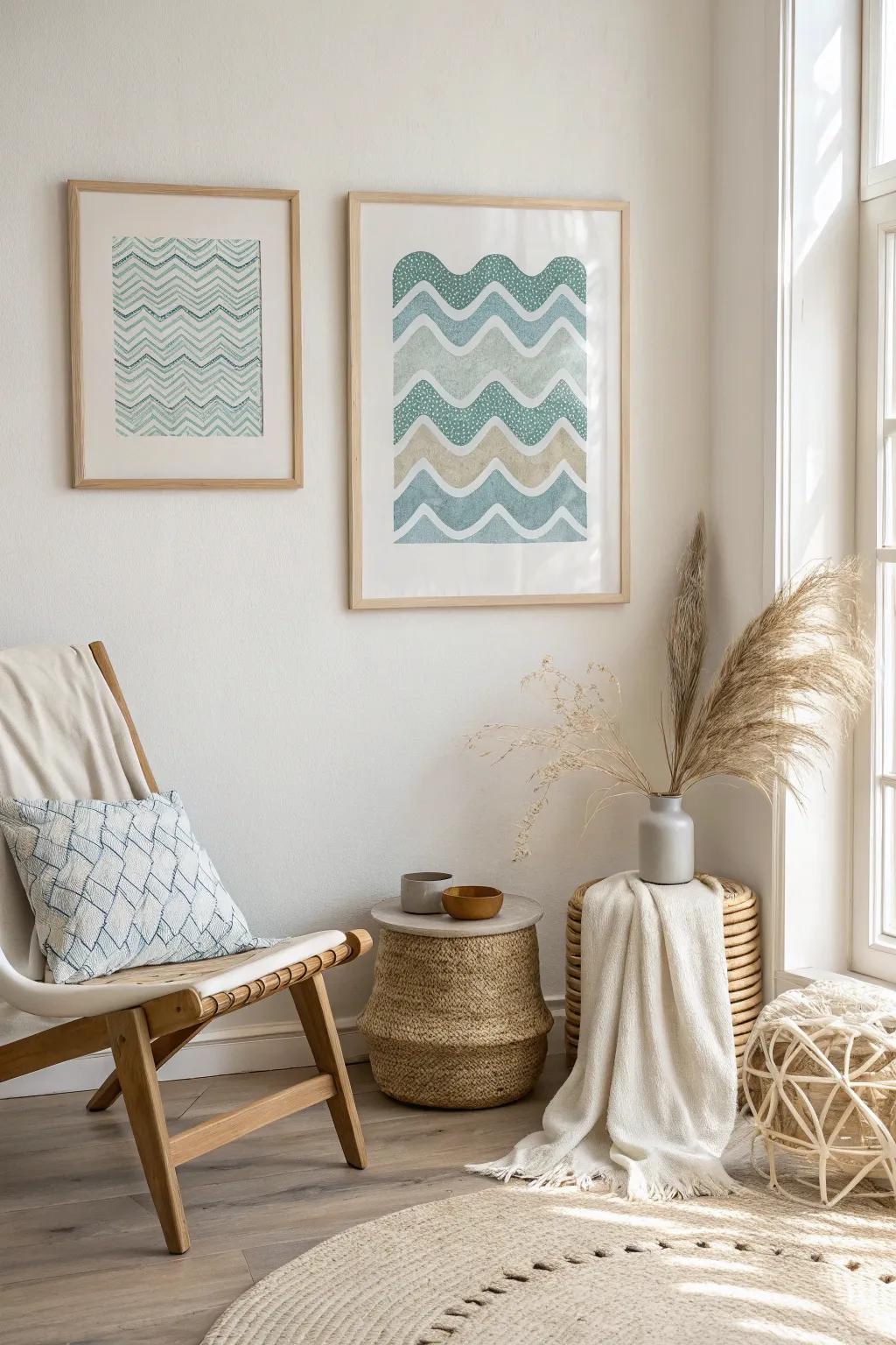 Create movement and flow in your decor with captivating line patterns. 🎨 #LineArt #HomePatterns #DecorInspo