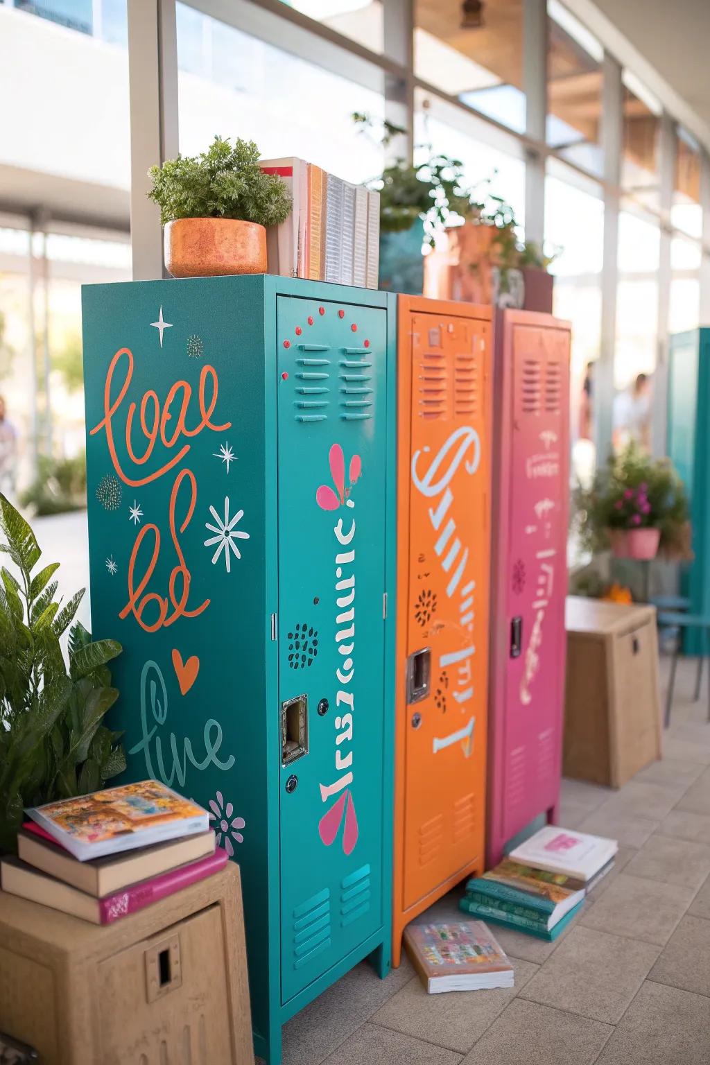 ✨ Personalize your lockers with custom messages or graphics for a touch of inspiration every day! #PersonalizedDecor #HomeInspiration