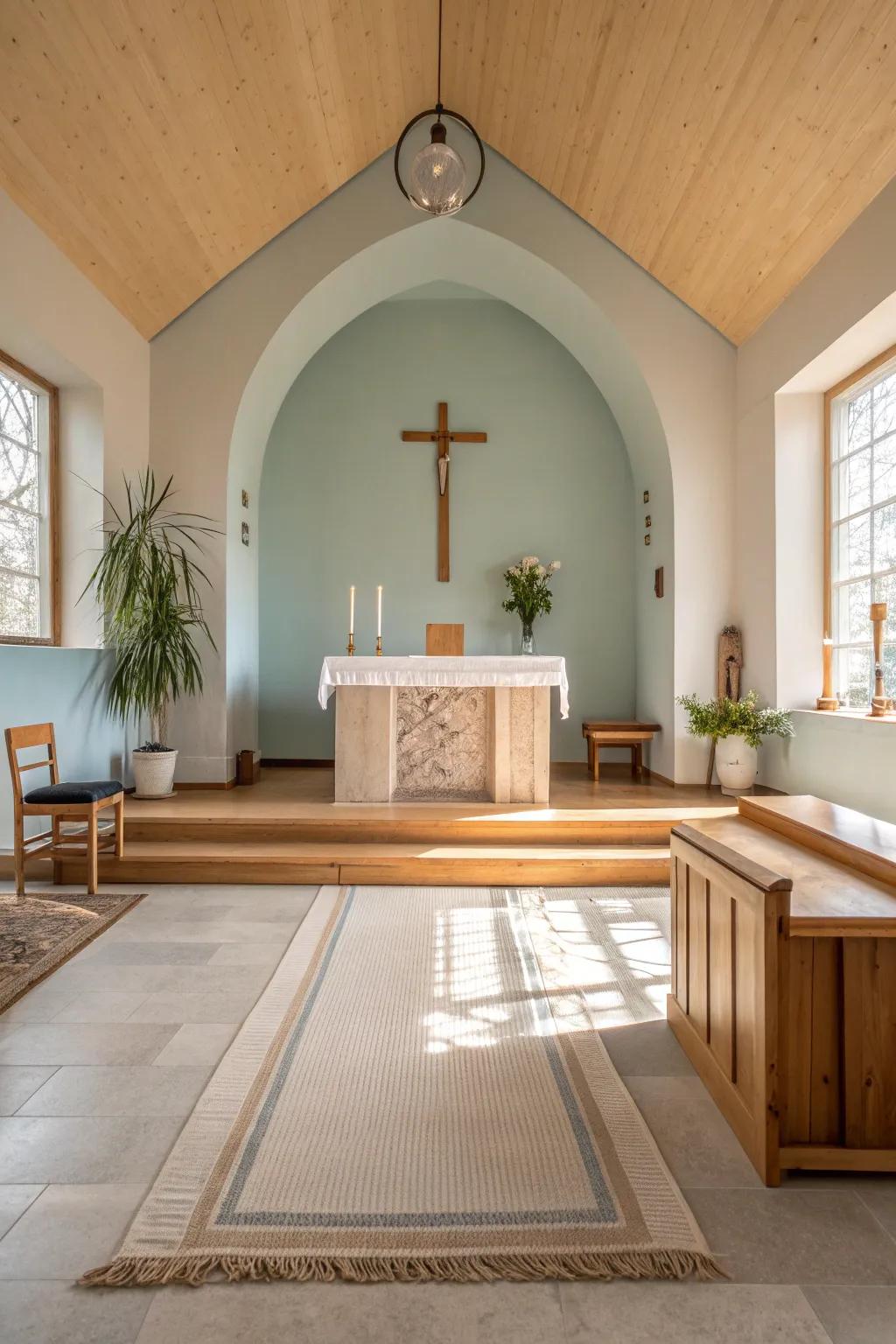 Explore the power of soft hues to turn any space into a serene sanctuary. #CalmingColors #HomeHarmony