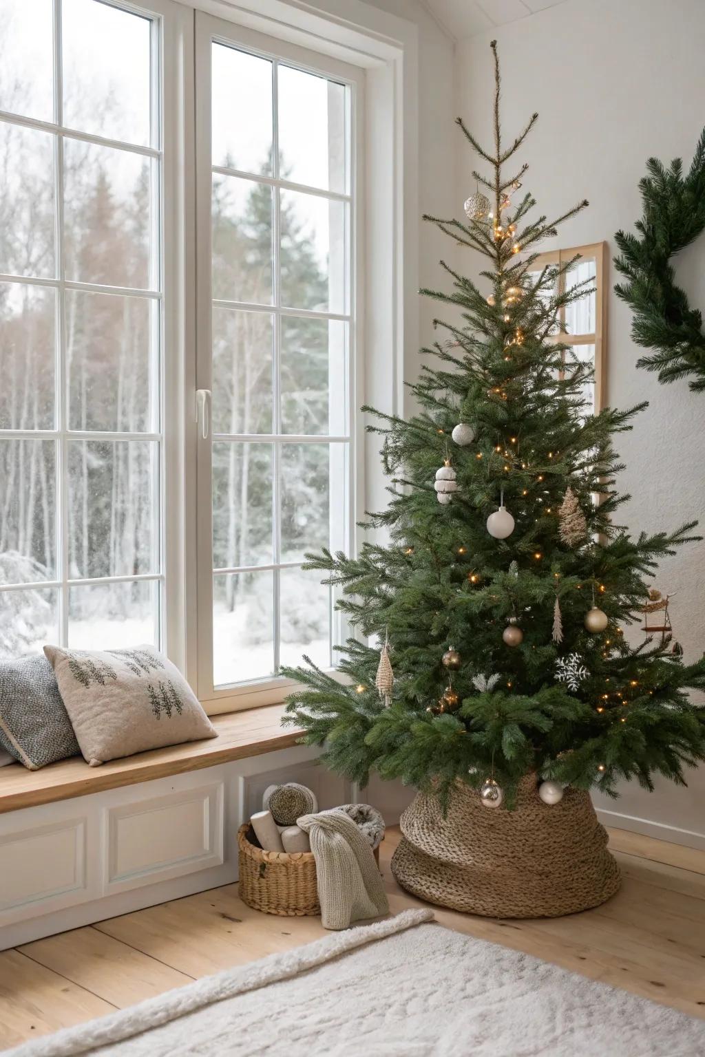 Let your holiday spirit shine through the windows, creating a magical view for you and your neighbors. #WindowView #FestiveGlow #HolidayMagic