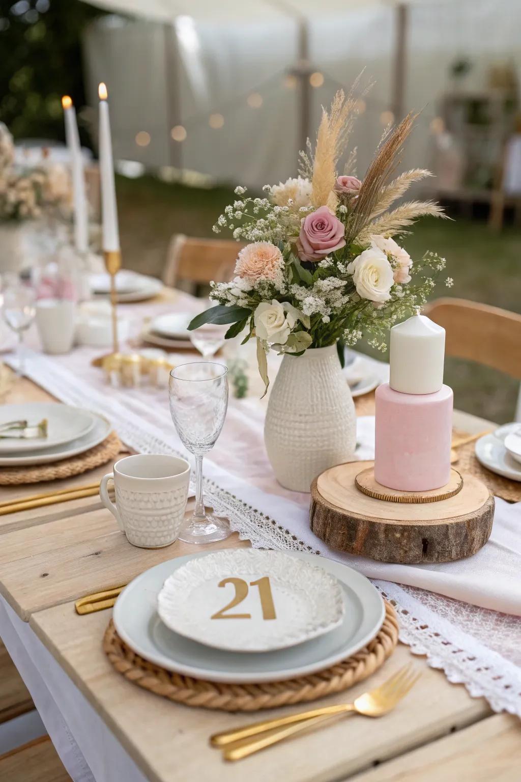 Dine in style with themed table settings that elevate your birthday celebration to a new level.