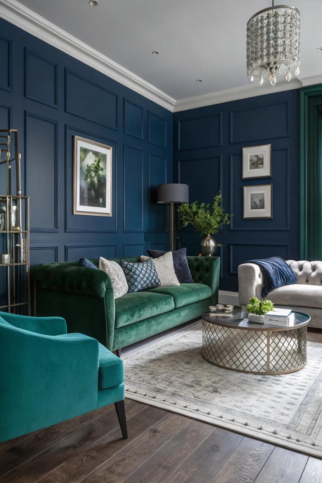 Turn heads with a dramatic accent wall that sets the tone for your entire space.