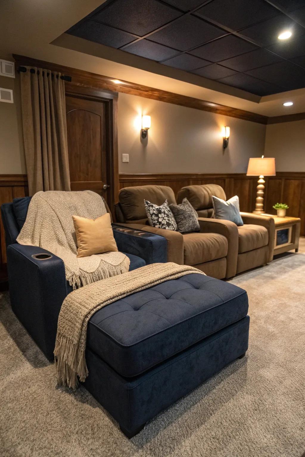 Maximize functionality with dual-purpose furniture that keeps your space organized.