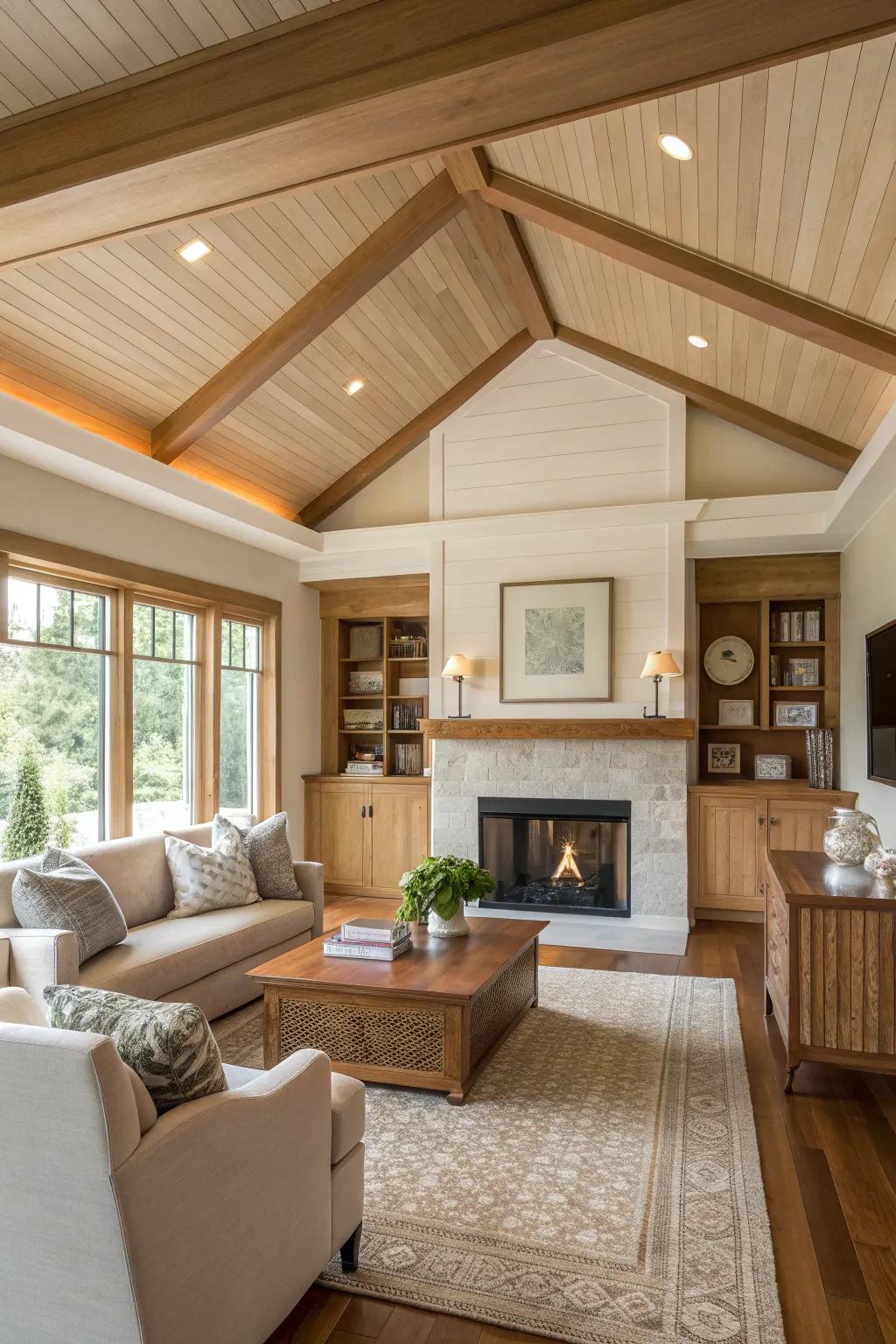 Layered soffits bring architectural depth and interest to any room.