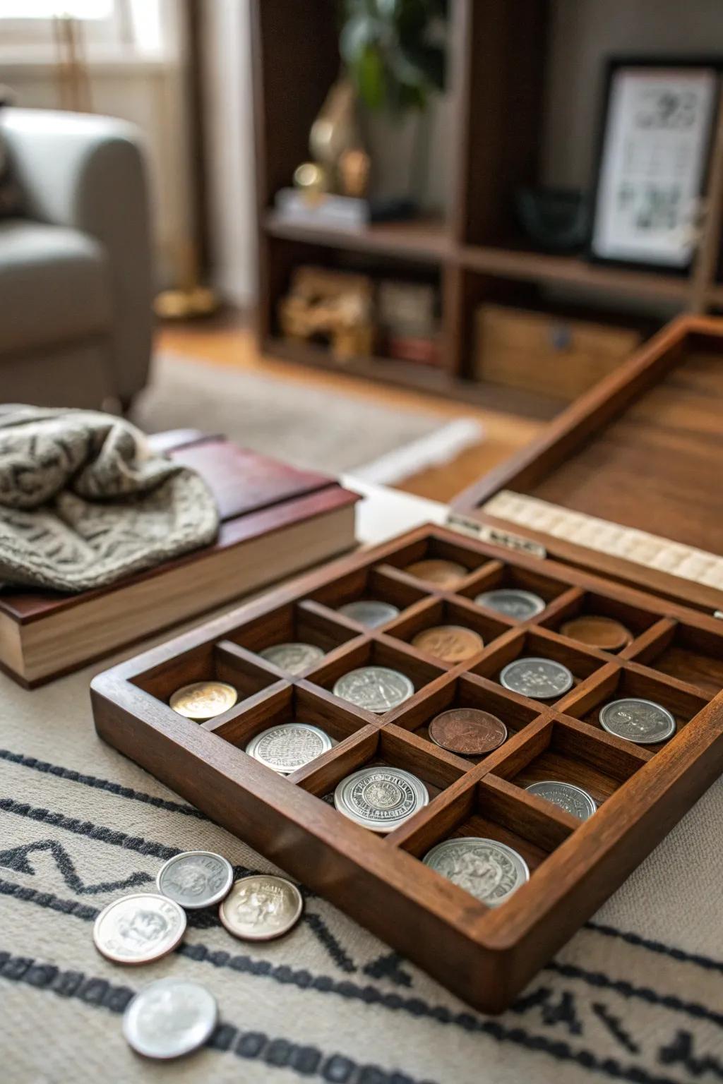 Achieve a clean and organized look with grid inserts that showcase your collection beautifully.