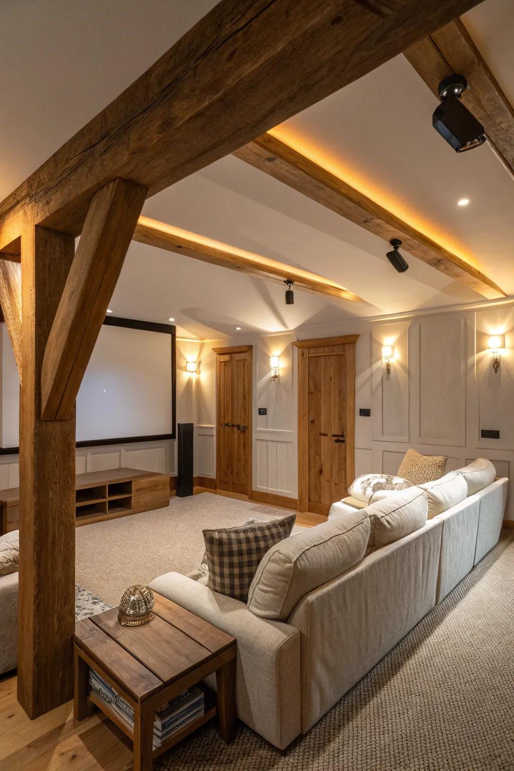 Highlight your theater's best features with dramatic accent lighting.