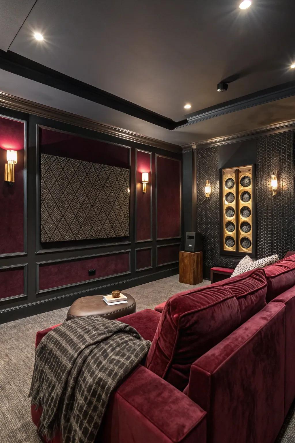 Optimize your sound with carefully chosen acoustic treatments for an unparalleled audio experience.