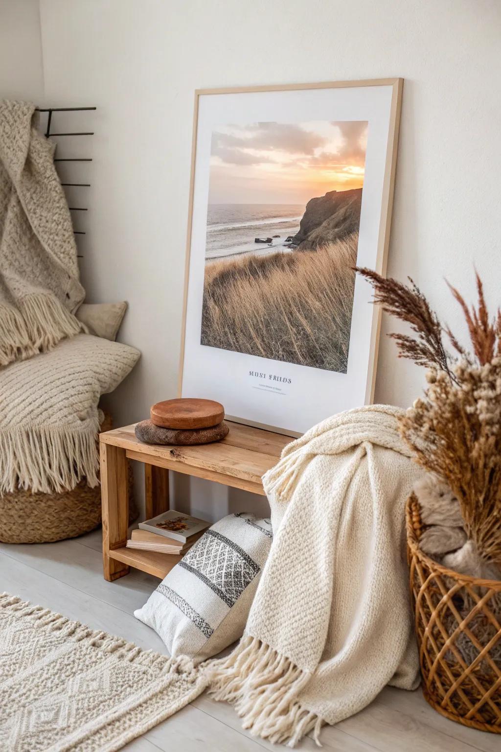 Layer textures to enhance the visual appeal of your poster display.