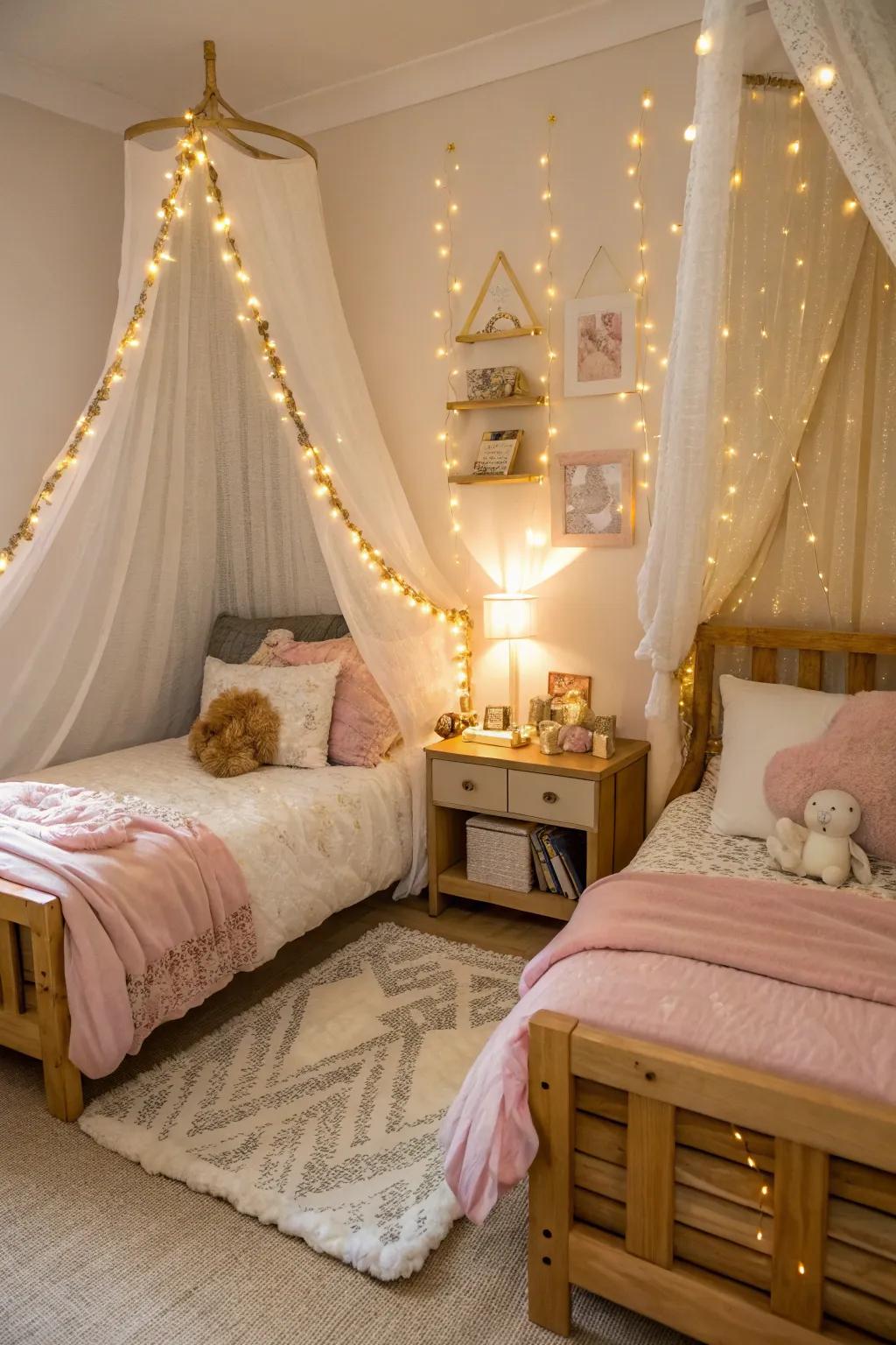 Lighting sets the mood and adds a touch of magic to shared spaces.