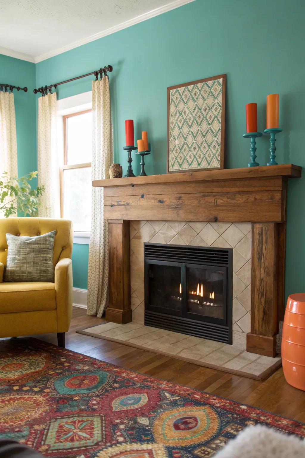 Get the rustic wood look you love, minus the fire risk. Perfect for cozy homes.