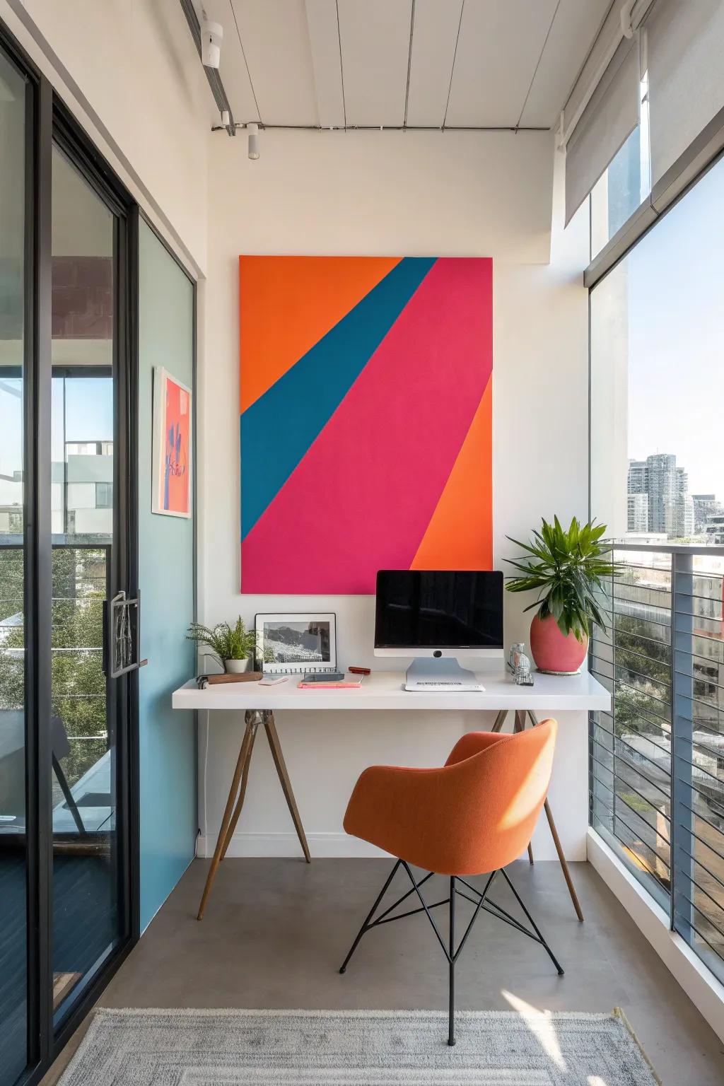 Embrace modern art to fuel creativity and innovation in your office.