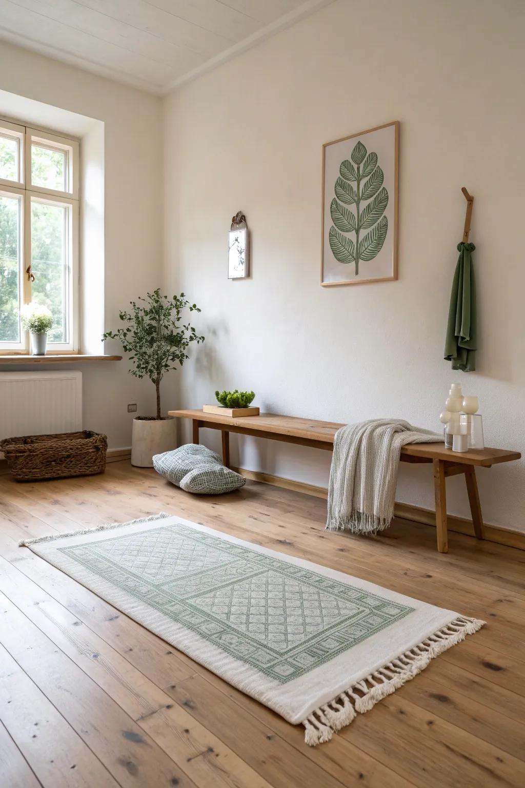Less is more in a minimalist prayer room, where simplicity enhances spiritual focus.