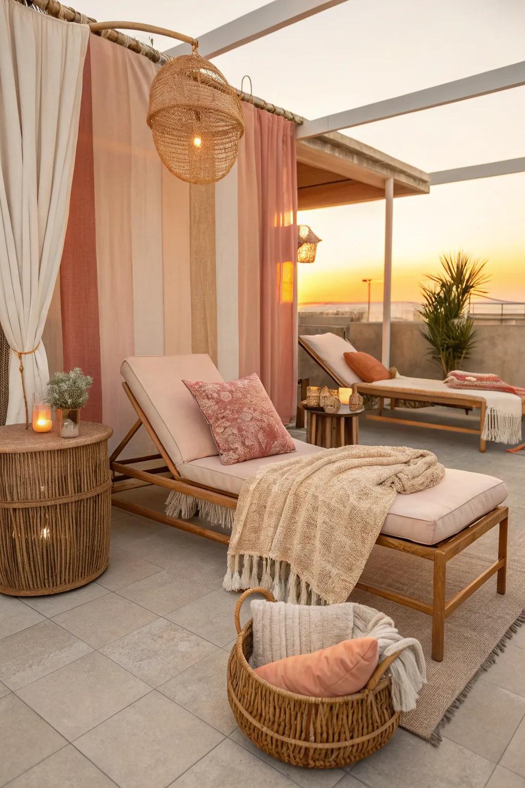 Color harmony brings a sense of peace and style to your salon.