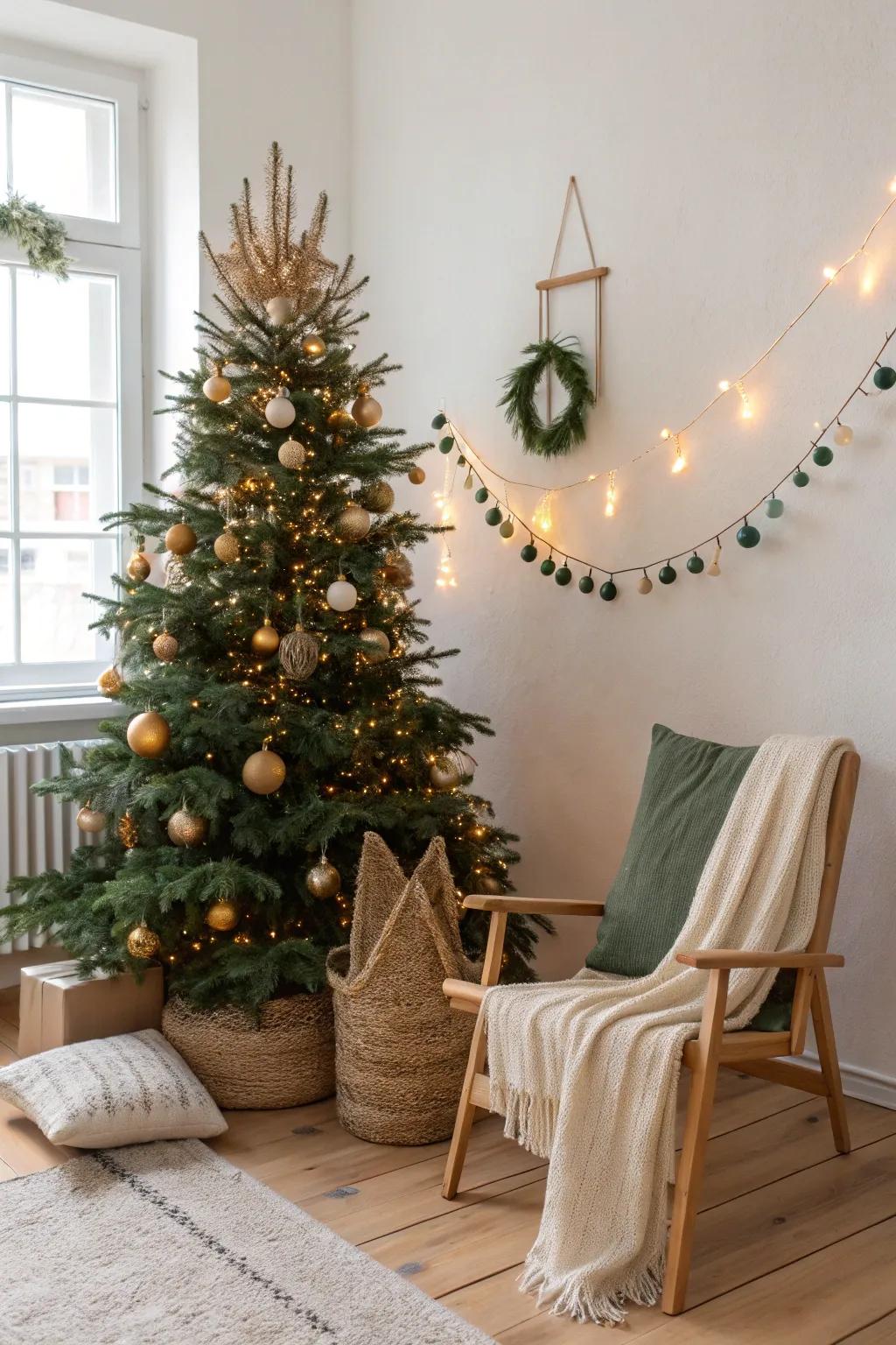 Transform any corner into a festive focal point, making the most of your space with warmth and charm.