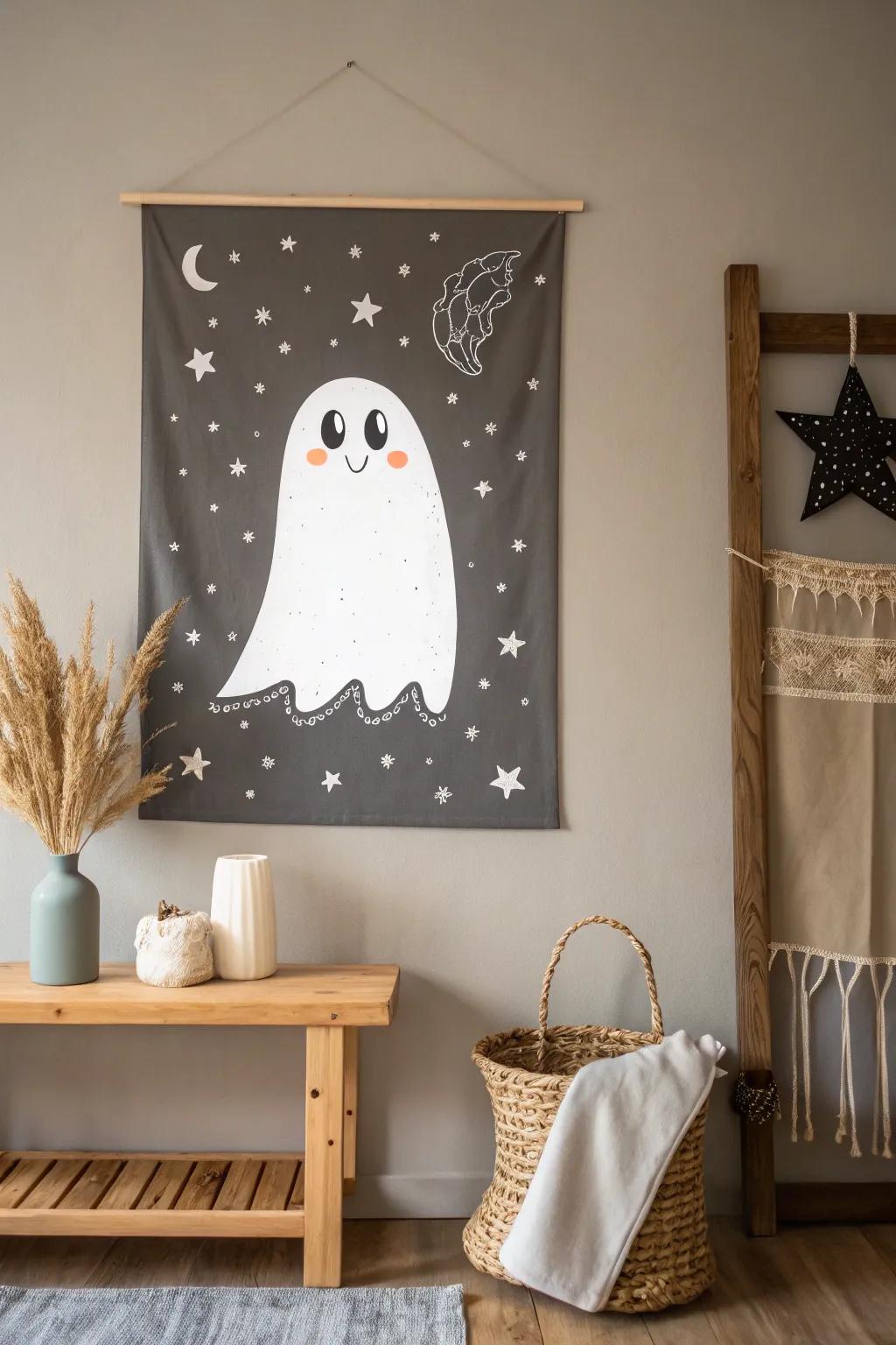 Invite some ghostly guests to your Halloween festivities for a delightful touch of spookiness.