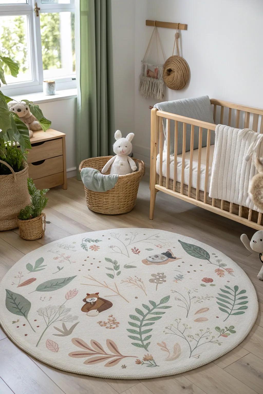 Bring a touch of nature indoors with a rug that celebrates the beauty of the natural world.