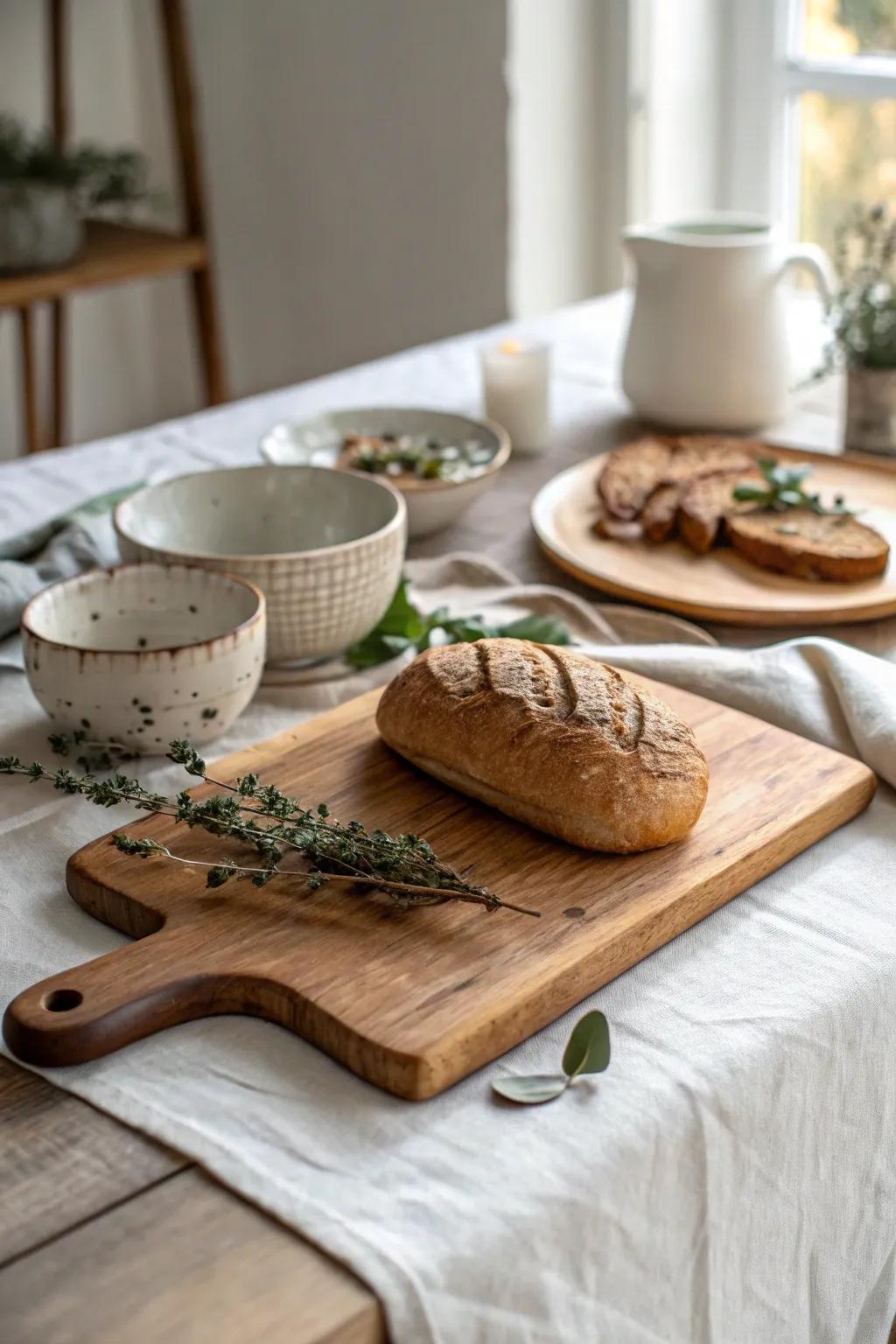 Rustic wooden accents add warmth and texture to your vintage-inspired table setting. 🧀 #RusticCharm #VintageTable