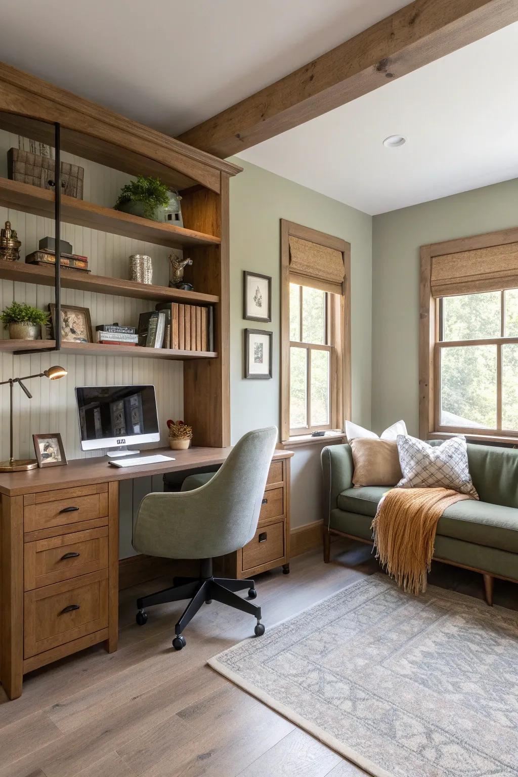 Open layouts foster a balance of productivity and relaxation.