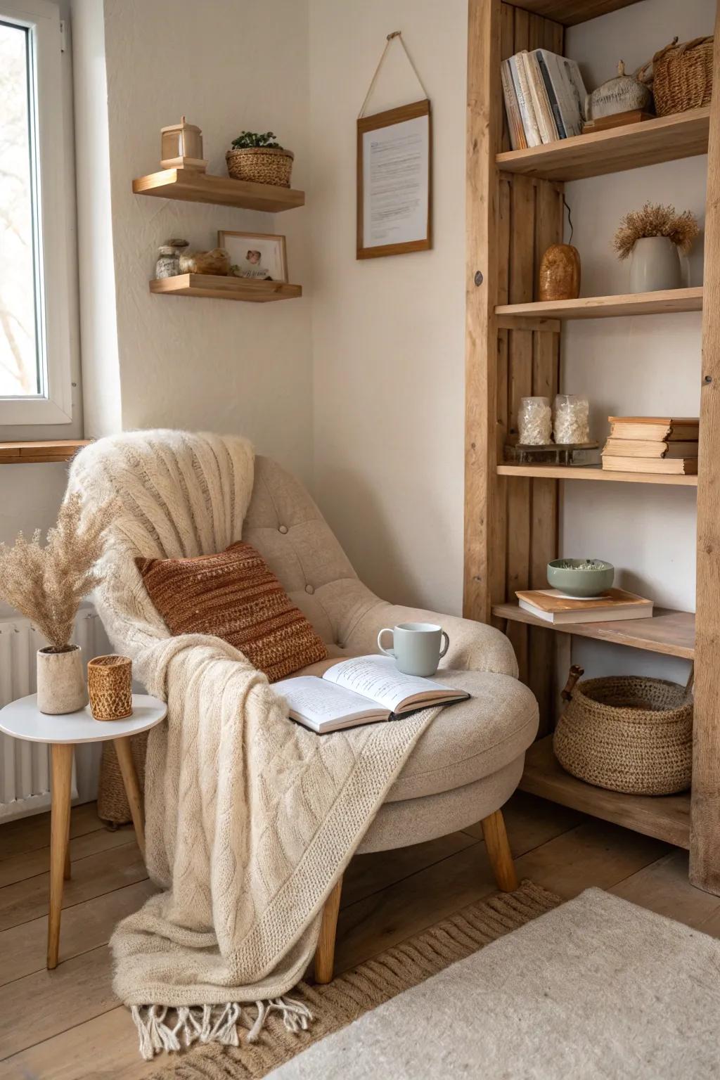 Transform forgotten corners into beloved nooks for reading or work.