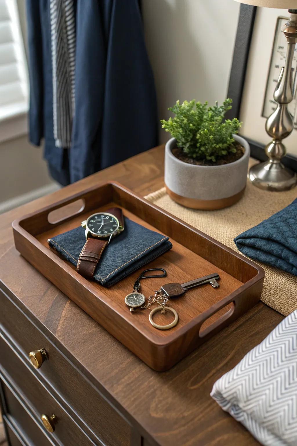 Trays offer both functionality and style, keeping your dresser organized and chic. #Organization #HomeStyle #DecorIdeas