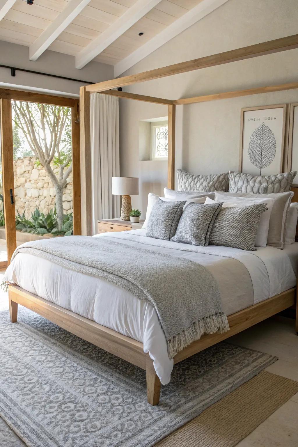 Let clean lines guide your minimalist design for a calming and orderly space.