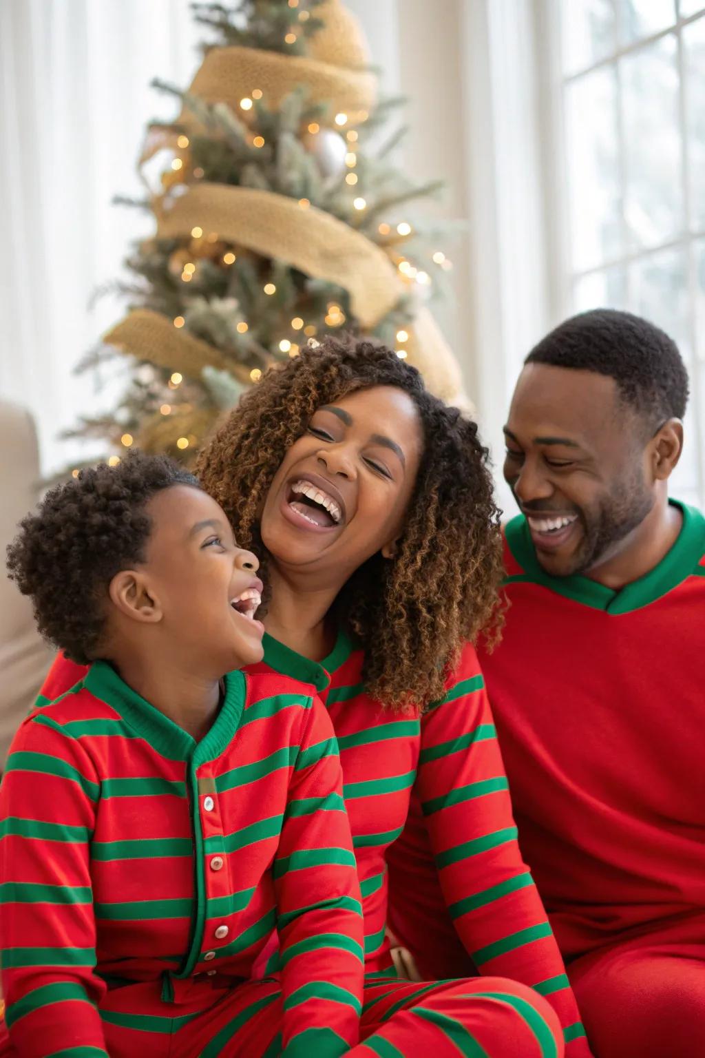 Create cherished memories with matching pajamas and festive fun. #MatchingPJs #FamilyTradition