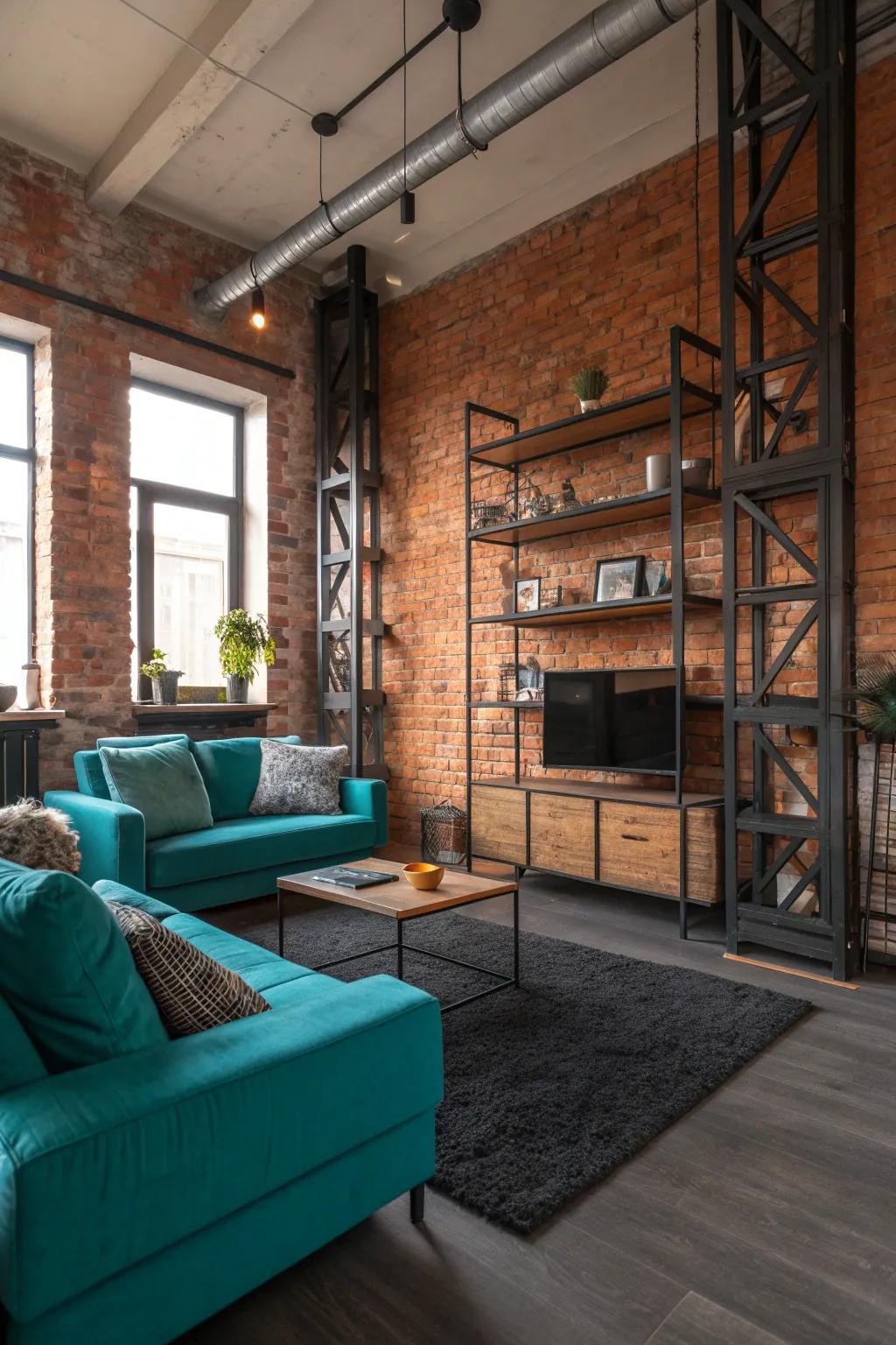 Blend rustic charm with modern style for a balanced and inviting apartment aesthetic.