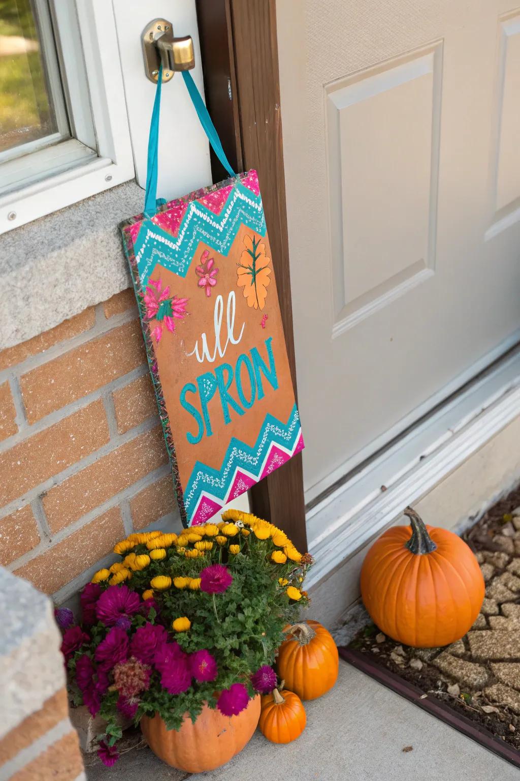 Embrace the seasons with door tags that evolve with the calendar.