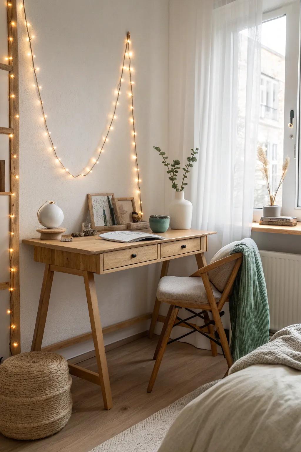 Let your creativity shine with versatile rope lights in your dorm.