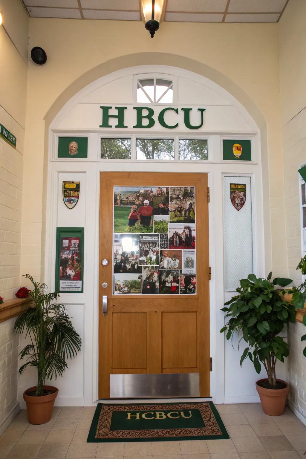 Create a visual narrative with a collage of HBCU life that celebrates diversity and unity.