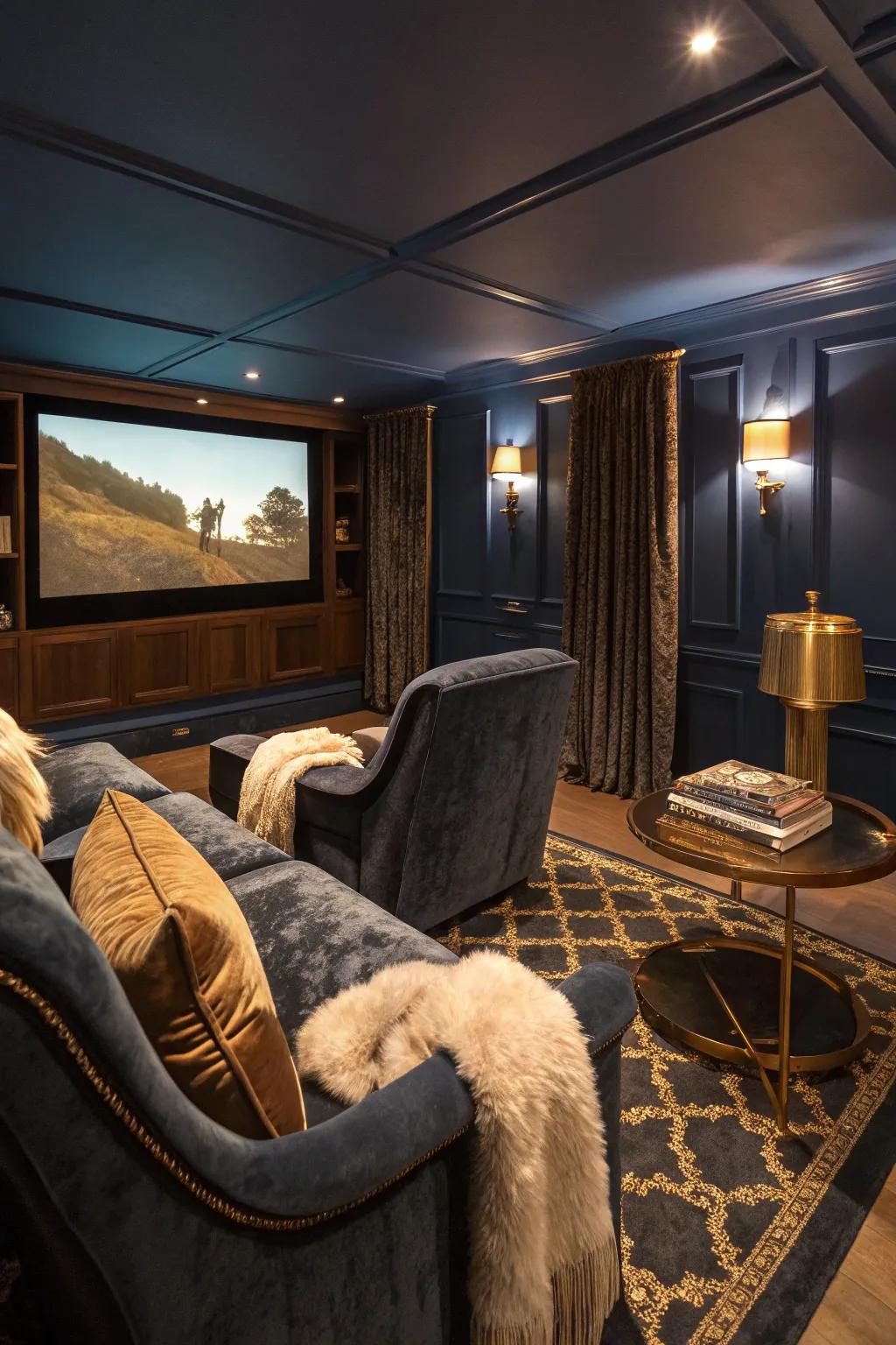 Escape into your own world with a separate space designed for ultimate movie enjoyment. 🎥 #HomeCinema #DedicatedSpace