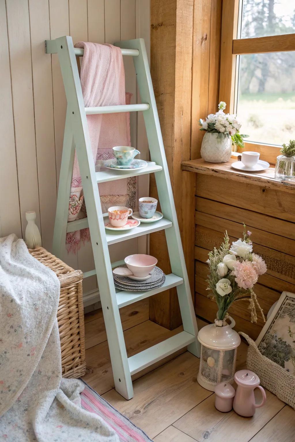 Unleash your creativity with a customizable mini ladder that reflects your style. 🎨 #DIYDecor #CreativeDesign