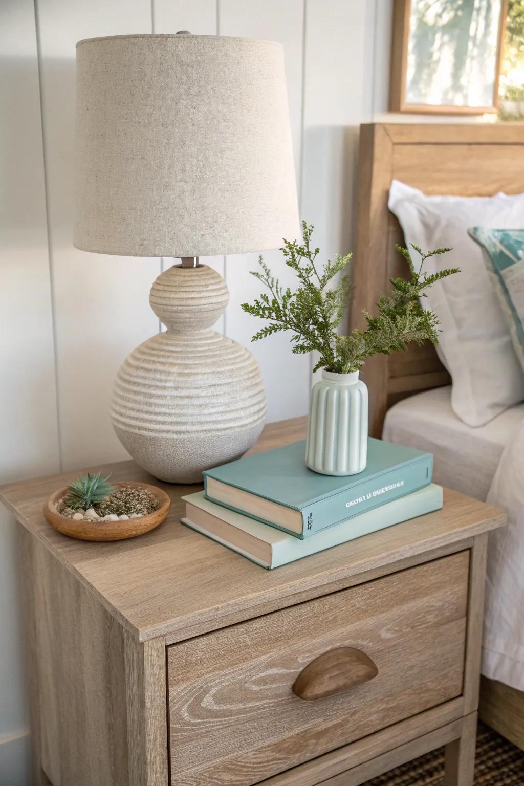 Embrace simplicity with a minimalistic design that promotes a serene coastal vibe.