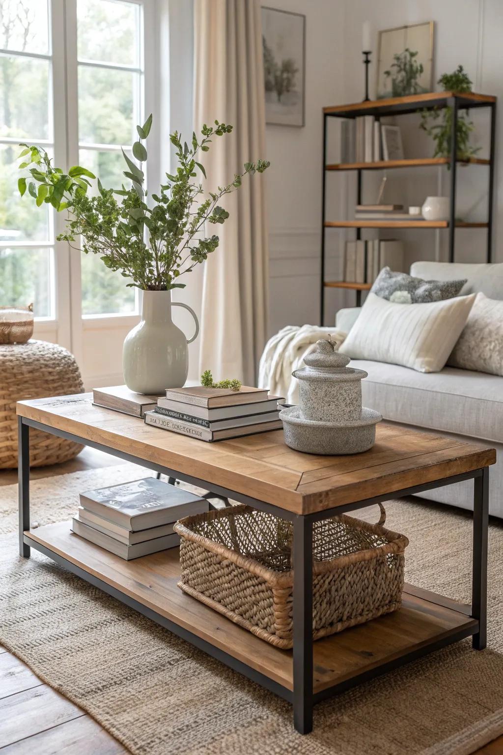 Textural contrast adds depth and intrigue to your space.