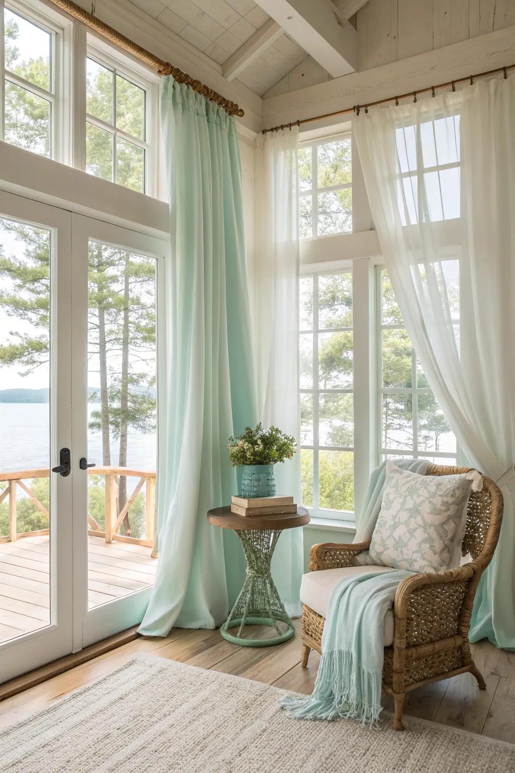 Bathe your space in sunlight for an open, airy feel.