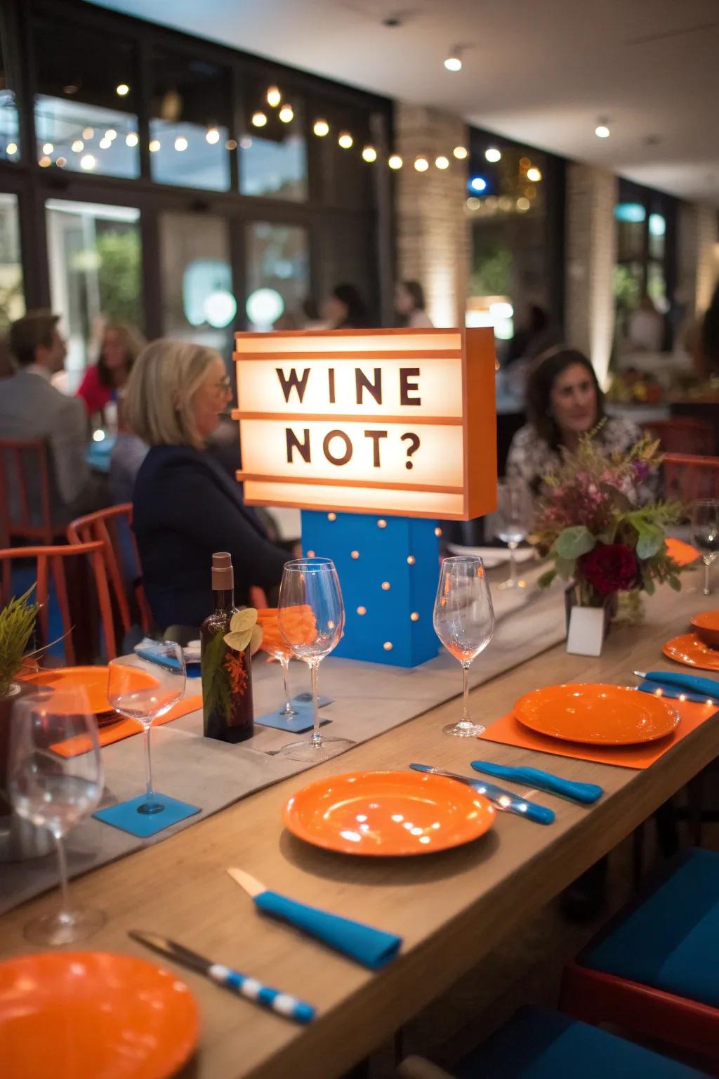 Make mealtime merry with signs that invite laughter and good company.
