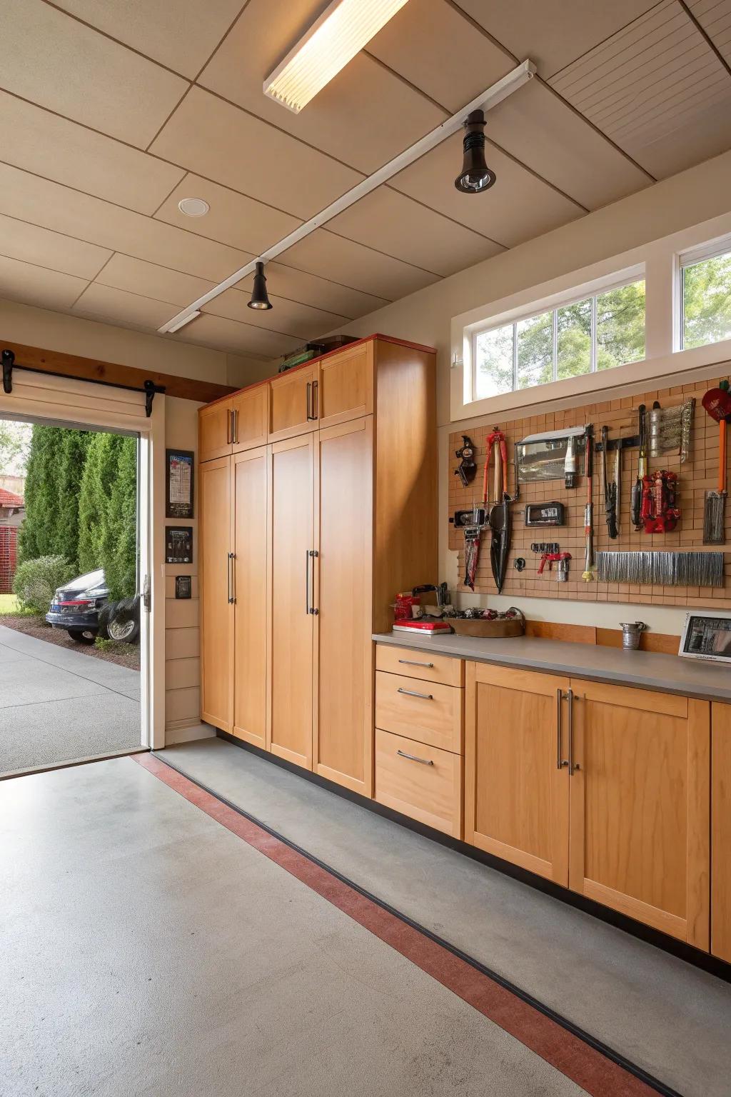 Repurpose old cabinets for extra storage and a charming, lived-in feel.