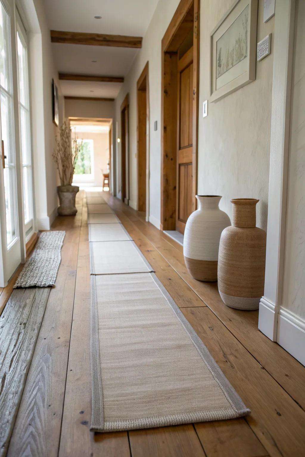 Create a stylish and safe layout with multiple runners.