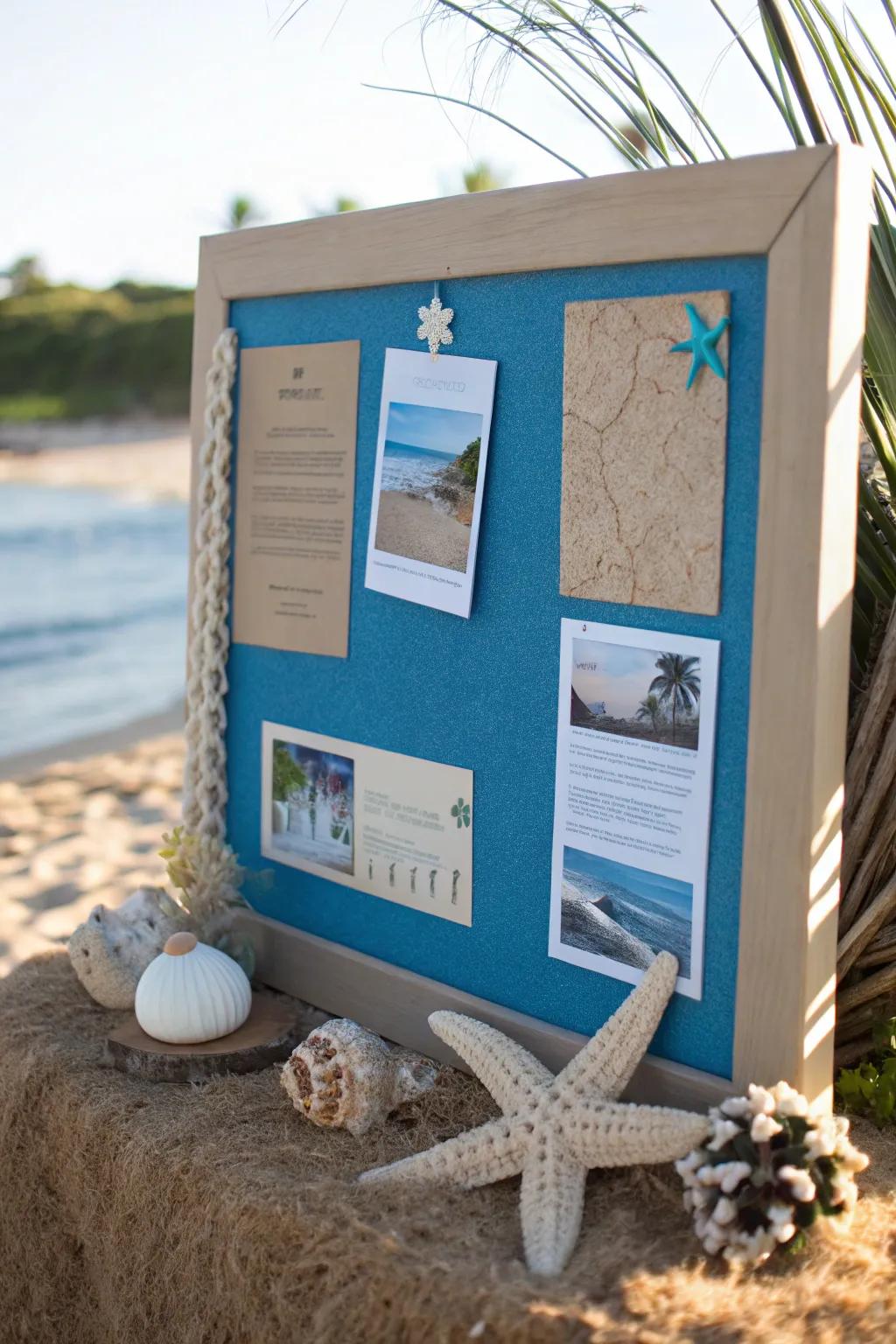 Surround your board with the soothing hues of the ocean.